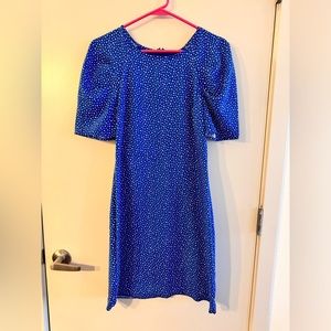 Banana Repulic blue print short dress